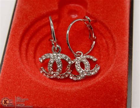 imitation chanel earrings wholesale|knockoff Chanel earrings.